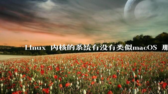 Linux 内核的系统有没有类似macOS 那样漂亮流畅的桌面环境的发行版本?